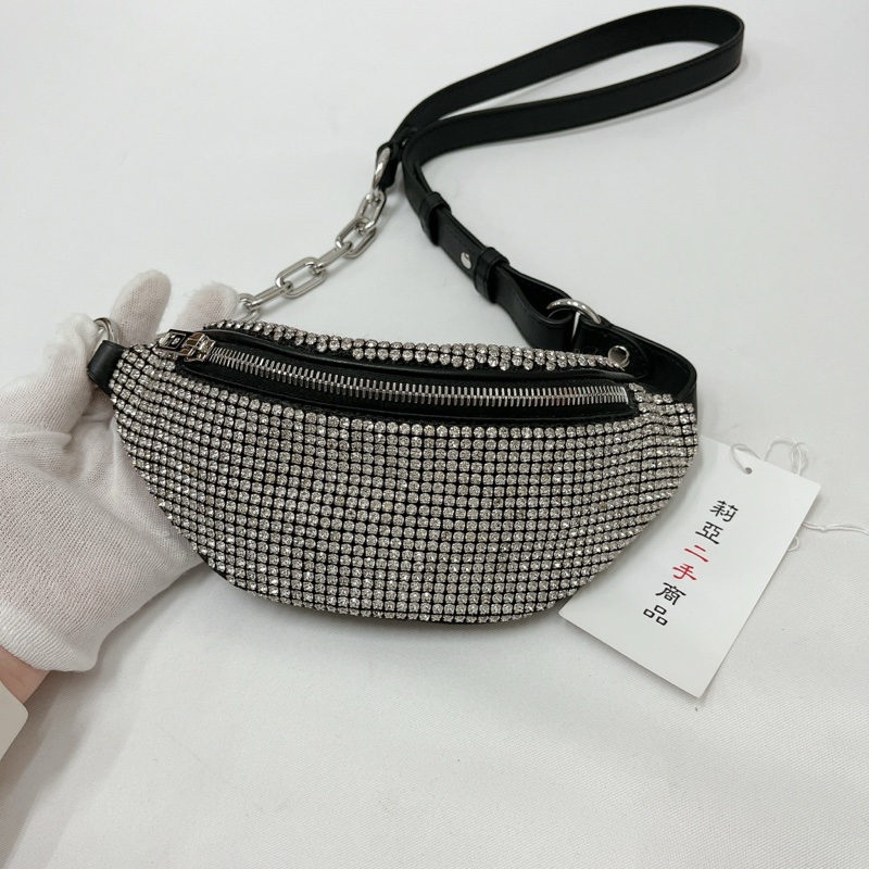莉亞精品♡Alexanderwang 水鑽腰包 全新閒置-4