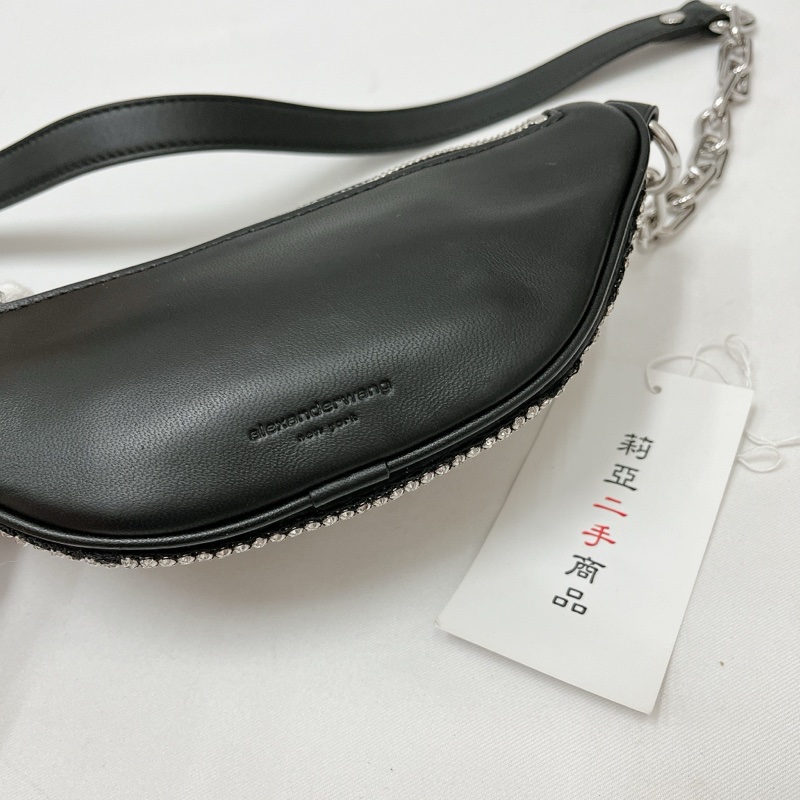 莉亞精品♡Alexanderwang 水鑽腰包 全新閒置-6