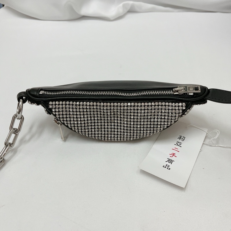 莉亞精品♡Alexanderwang 水鑽腰包 全新閒置-7