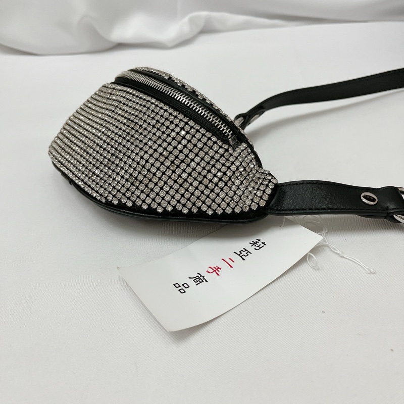 莉亞精品♡Alexanderwang 水鑽腰包 全新閒置-8