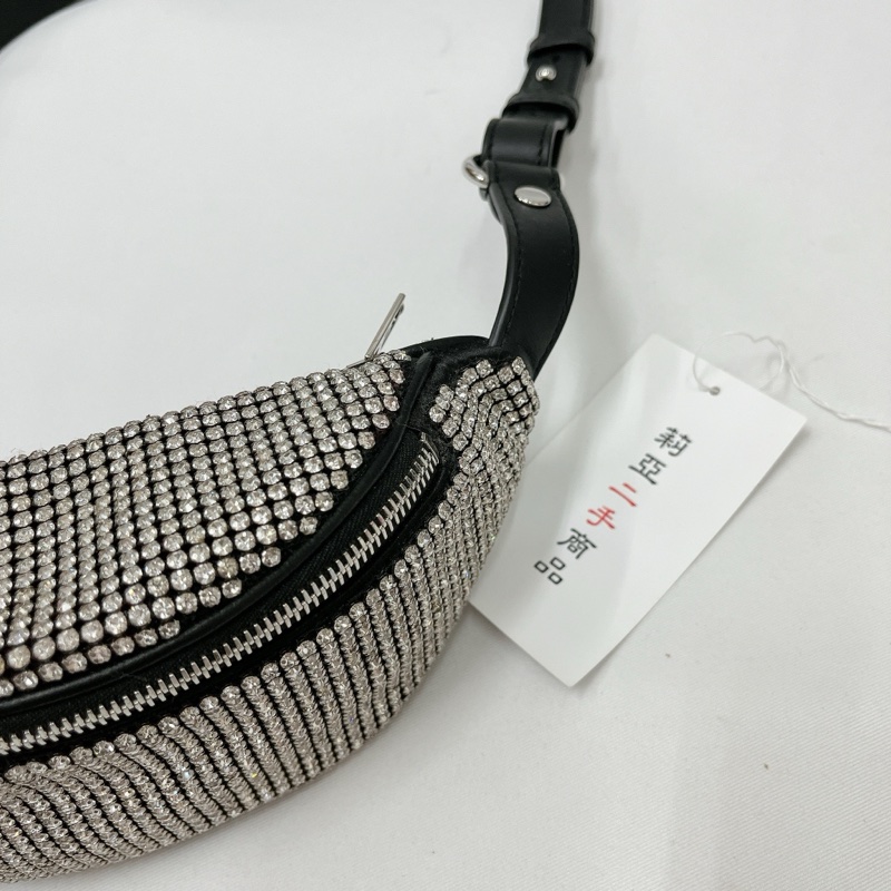 莉亞精品♡Alexanderwang 水鑽腰包 全新閒置-11