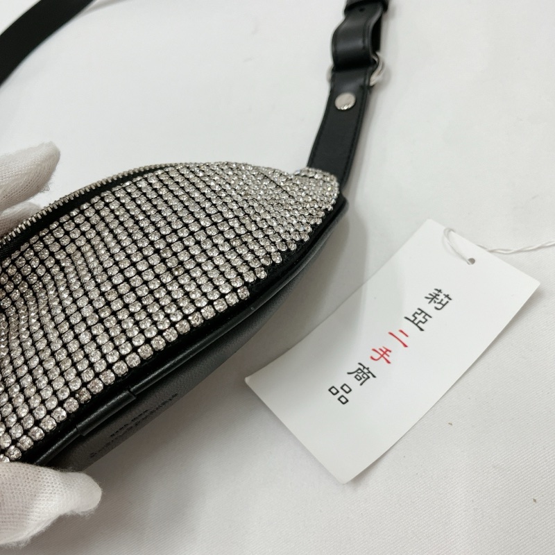 莉亞精品♡Alexanderwang 水鑽腰包 全新閒置-12