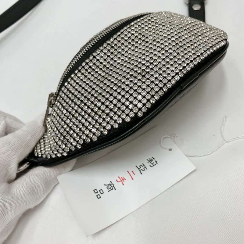 莉亞精品♡Alexanderwang 水鑽腰包 全新閒置-13