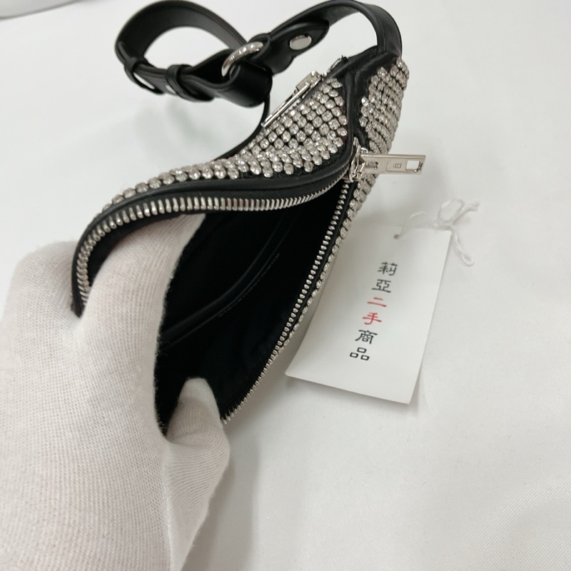 莉亞精品♡Alexanderwang 水鑽腰包 全新閒置-15