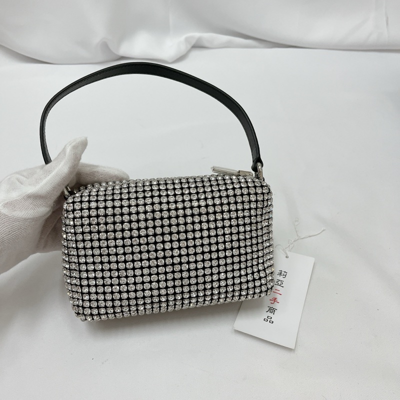 莉亞精品♡Alexanderwang 手提水鑽包 全新閒置品-5