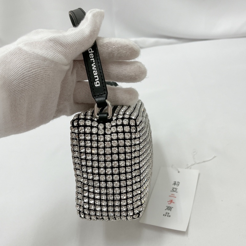 莉亞精品♡Alexanderwang 手提水鑽包 全新閒置品-6