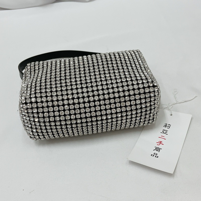 莉亞精品♡Alexanderwang 手提水鑽包 全新閒置品-9