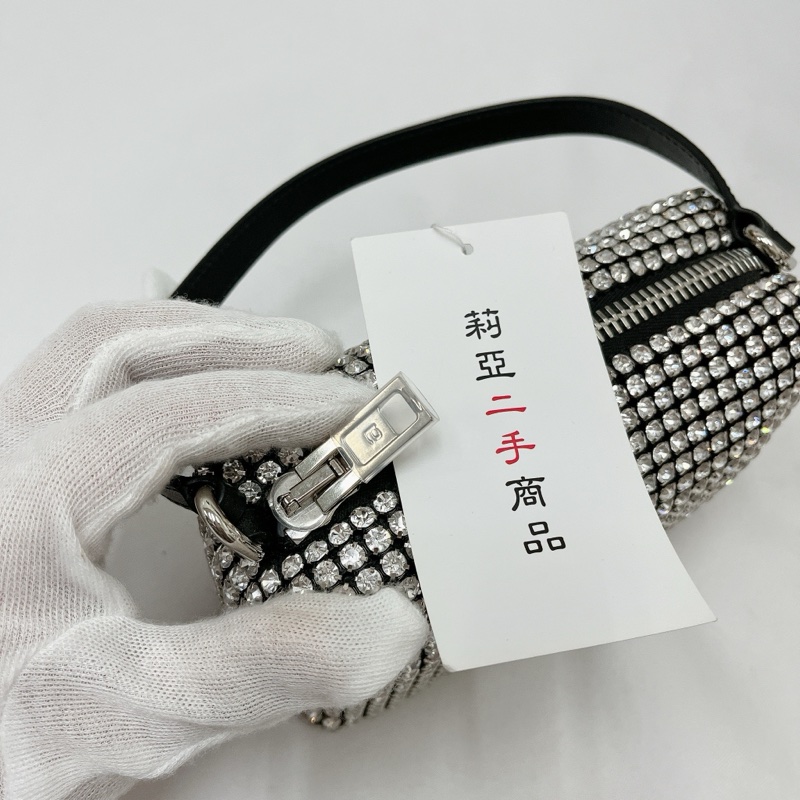 莉亞精品♡Alexanderwang 手提水鑽包 全新閒置品-14