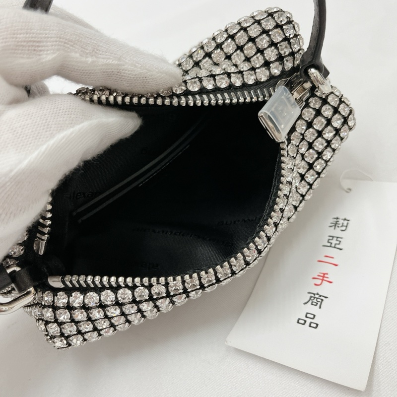 莉亞精品♡Alexanderwang 手提水鑽包 全新閒置品-16