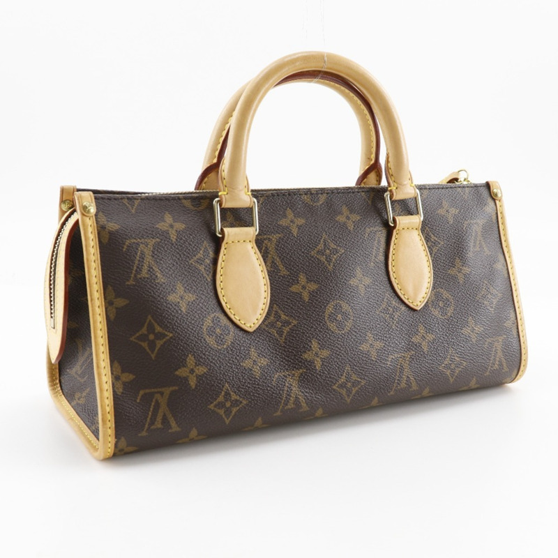 Louis Vuitton Popan Cool 手袋 M40009 Monogram 帆布 2005 棕色 VI0065 女款-2
