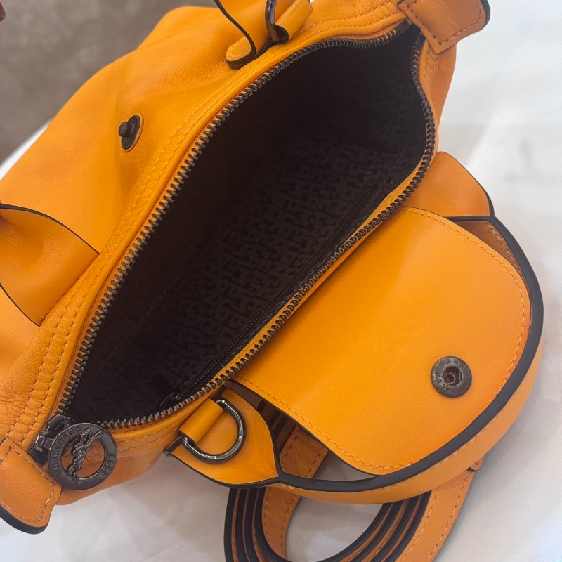 *SHIHNA名牌精品* Longchamp LE PLIAGE XTRA牛皮手提/斜背兩用水餃包(迷你/杏黃)-6