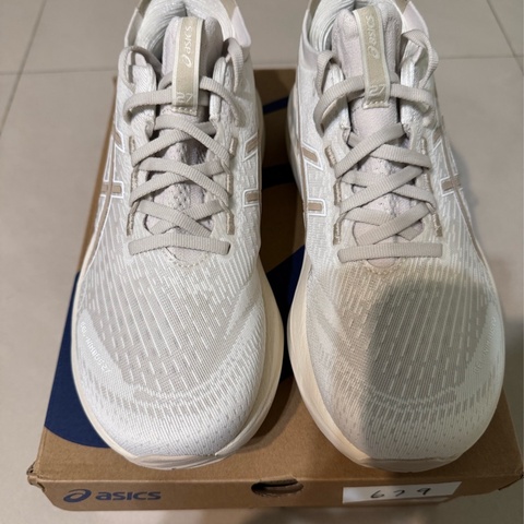 全新亞瑟士Asics nimbus27 灰X棕 女鞋