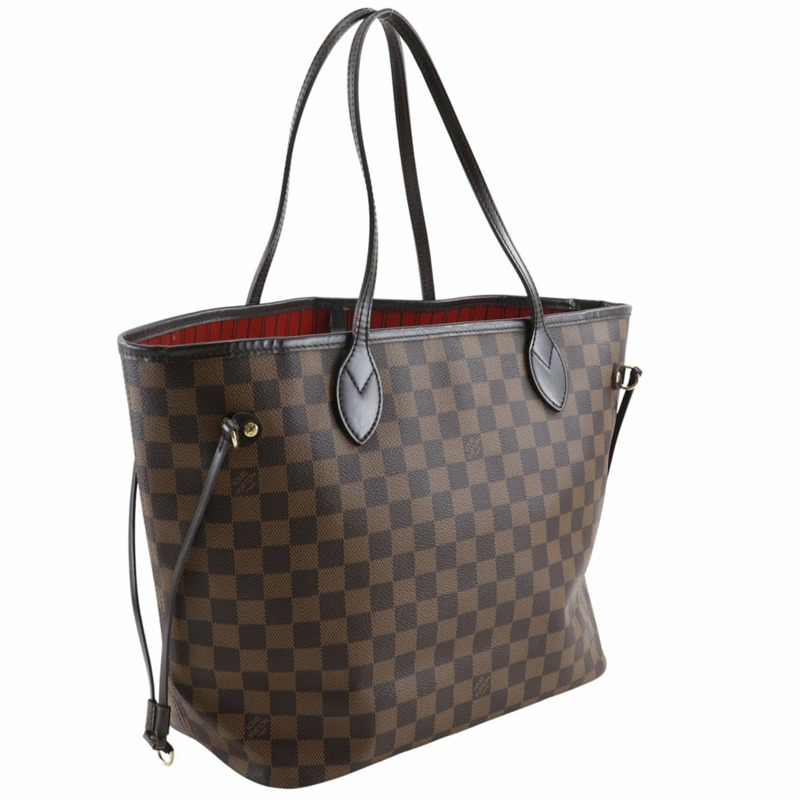 Louis Vuitton Neverfull 中號手提包 N51105 Damier 帆布 2012 棕色 GI2102 女款-2