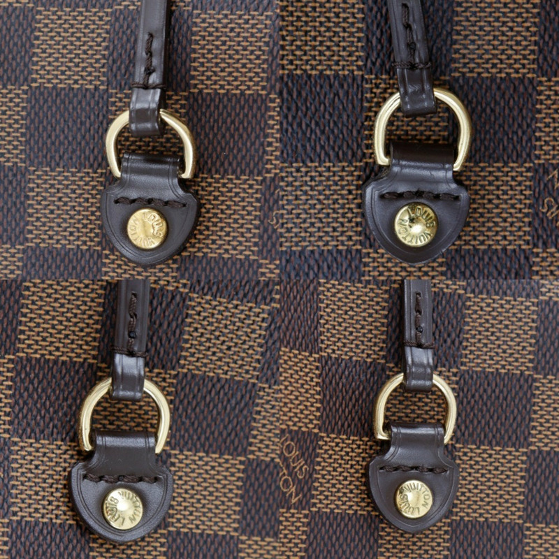 Louis Vuitton Neverfull 中號手提包 N51105 Damier 帆布 2012 棕色 GI2102 女款-7