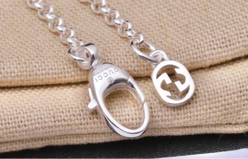 Gucci GG MARMONT系列手鍊 925純銀 Logo 手鍊-11