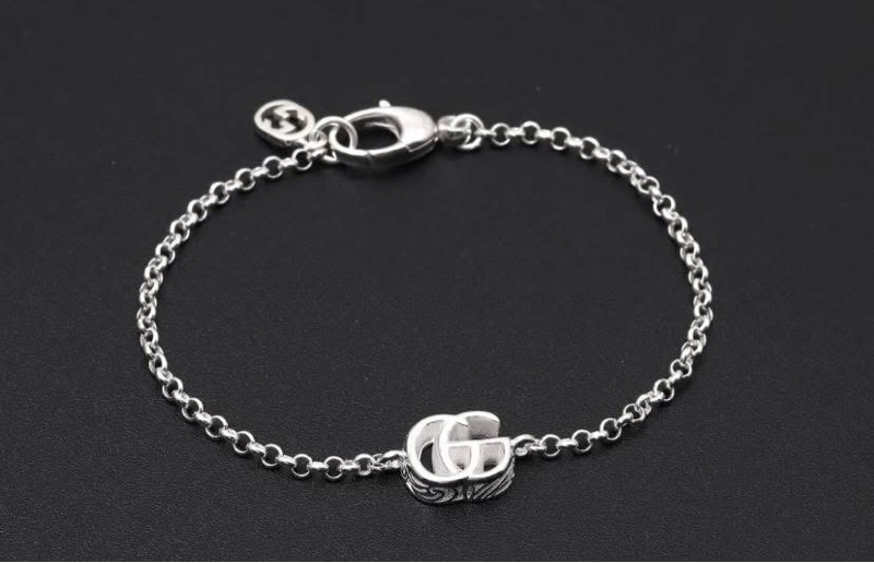 Gucci GG MARMONT系列手鍊 925純銀 Logo 手鍊-0