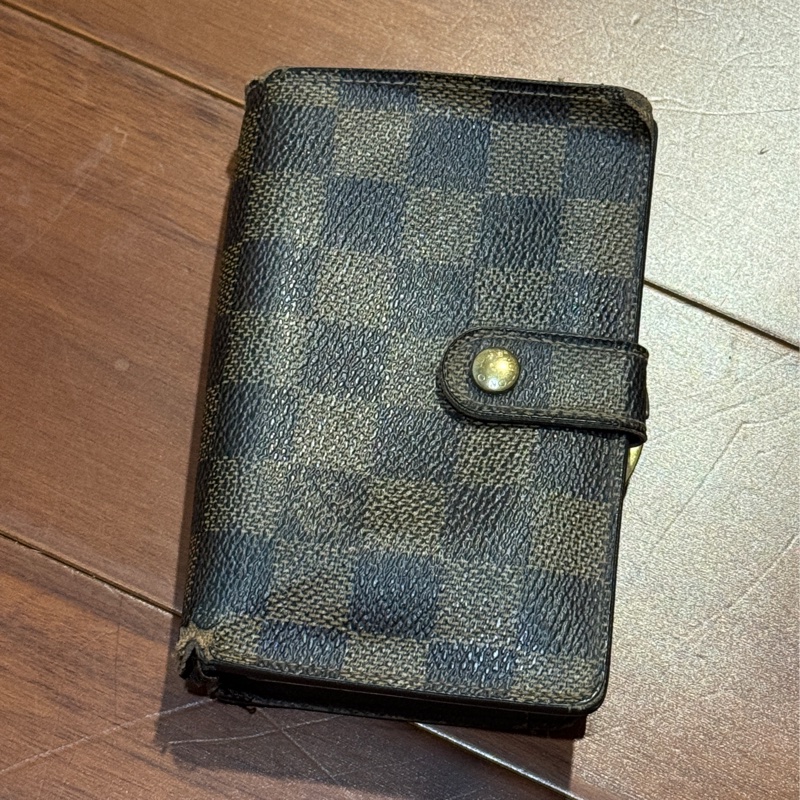 Louis Vuitton Portefeuille Élise Wallet 經典短夾（Damier Ebene 真皮內裡 / 停產收藏款）-9