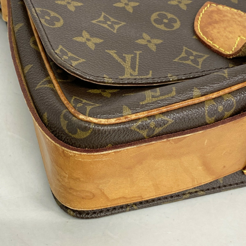 Louis Vuitton Monogram Cartouchiere GM 肩背包 M51252 棕色 女款-10