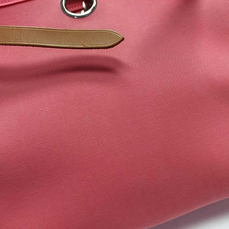 HERMÈS Herbag 31 奶昔粉帆布肩背包手提包 A刻 銀色五金-8