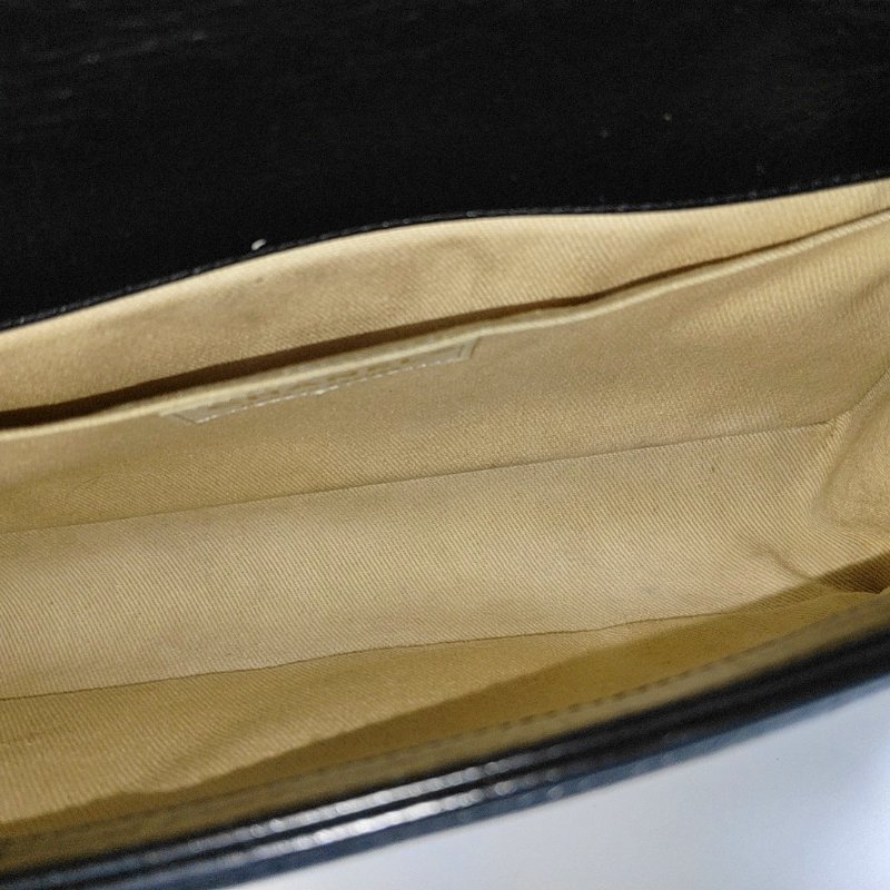 CHANEL BOY 中號 黑色羊皮菱格紋縫斜背包肩背包 金色五金-6