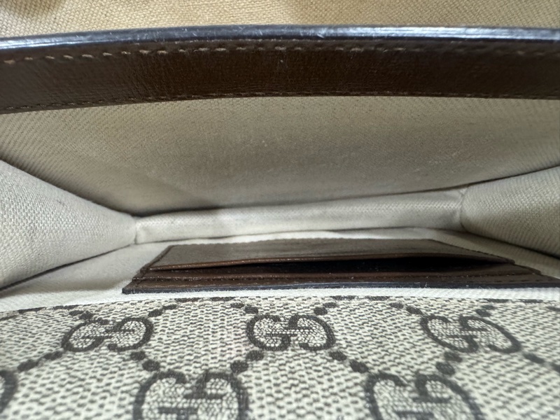 GUCCI Retro系列 老花紋 風琴郵差包 20cm-3