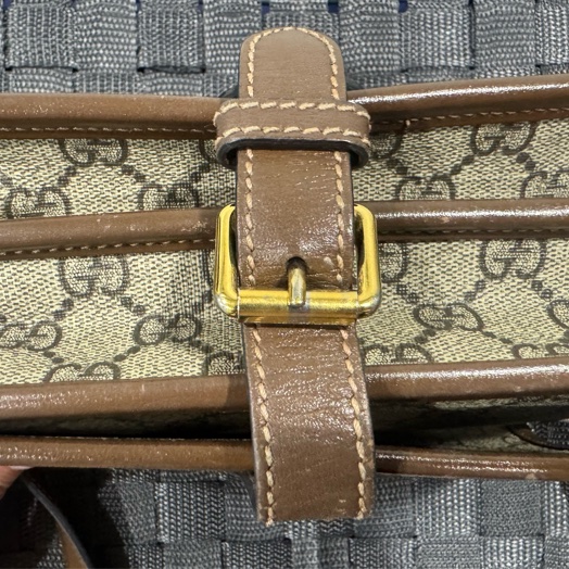 GUCCI Retro系列 老花紋 風琴郵差包 20cm-7