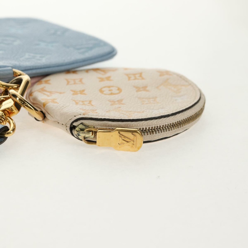 【日本直送】路易威登 Monogram Empreinte Pochette Trio 手袋粉紅 M80407 LV 正品 144344A-3