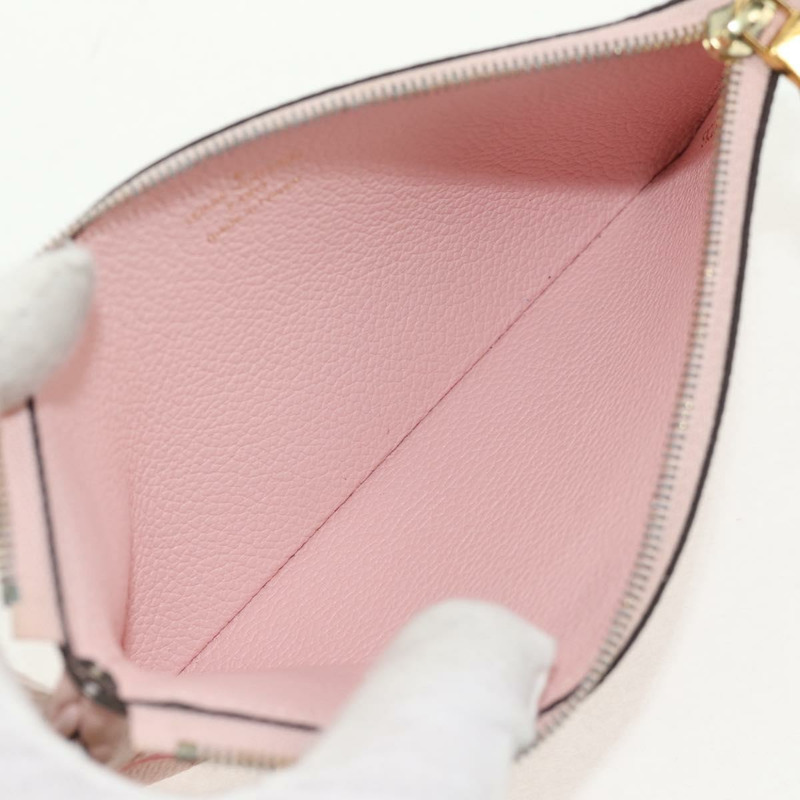 【日本直送】路易威登 Monogram Empreinte Pochette Trio 手袋粉紅 M80407 LV 正品 144344A-20