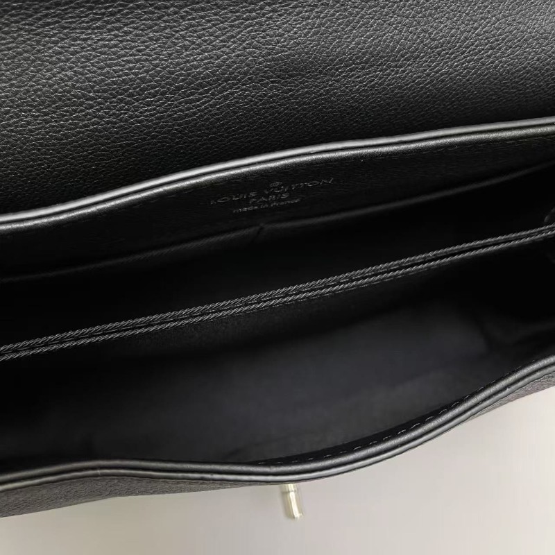 LV路易威登Mylockme黑色牛皮手提包 肩背包-7