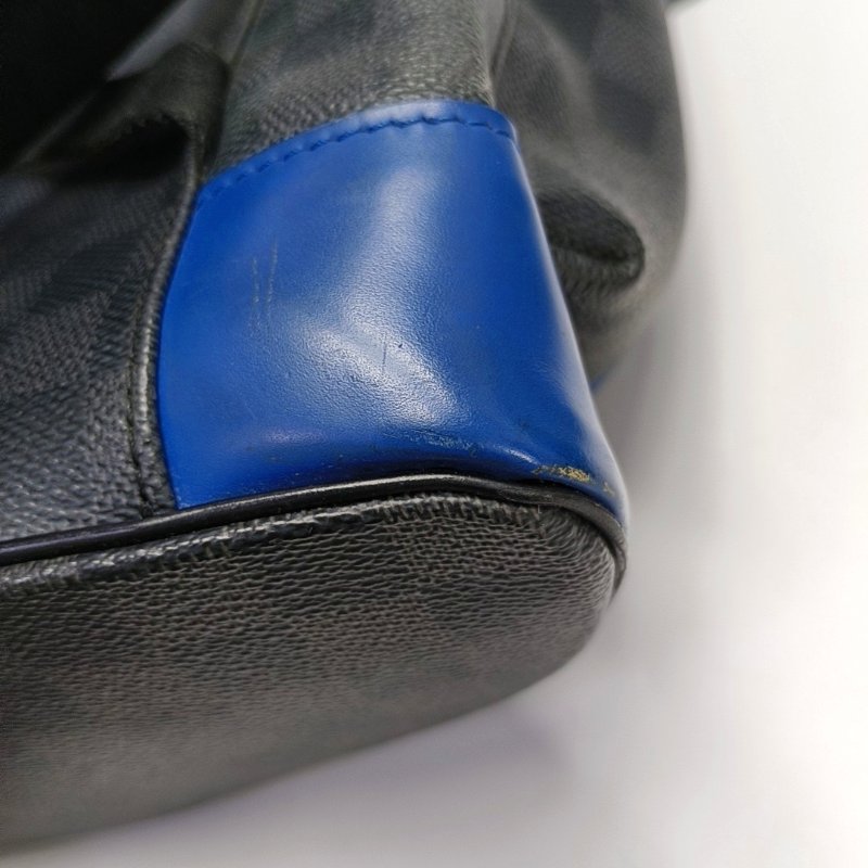 LOUIS VUITTON CHRISTOPHER 中號 黑色EPI牛皮棋盤格 後背包 雙肩包 銀色五金-15