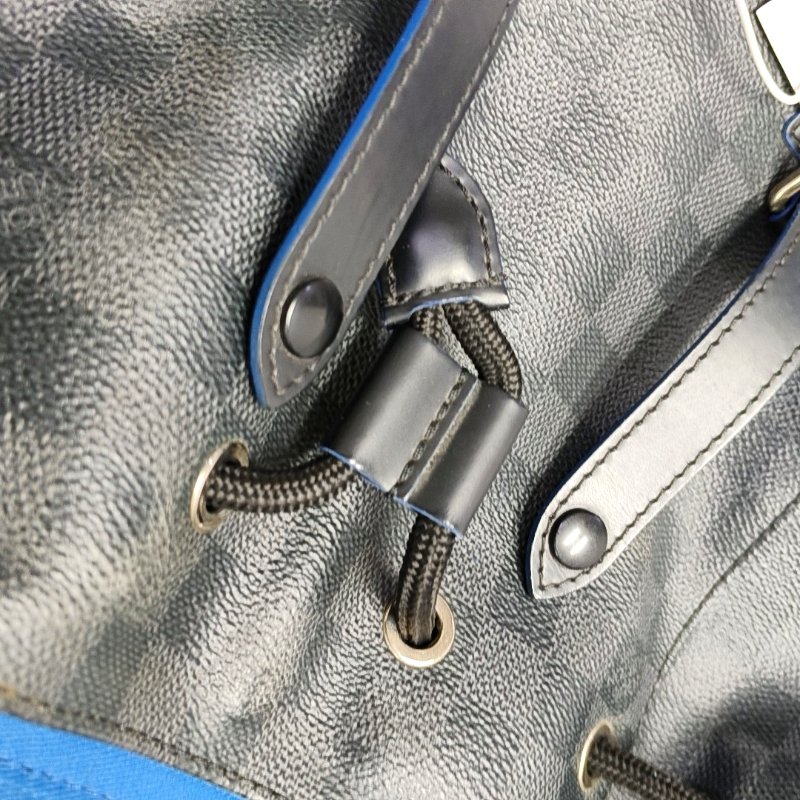 LOUIS VUITTON CHRISTOPHER 中號 黑色EPI牛皮棋盤格 後背包 雙肩包 銀色五金-20