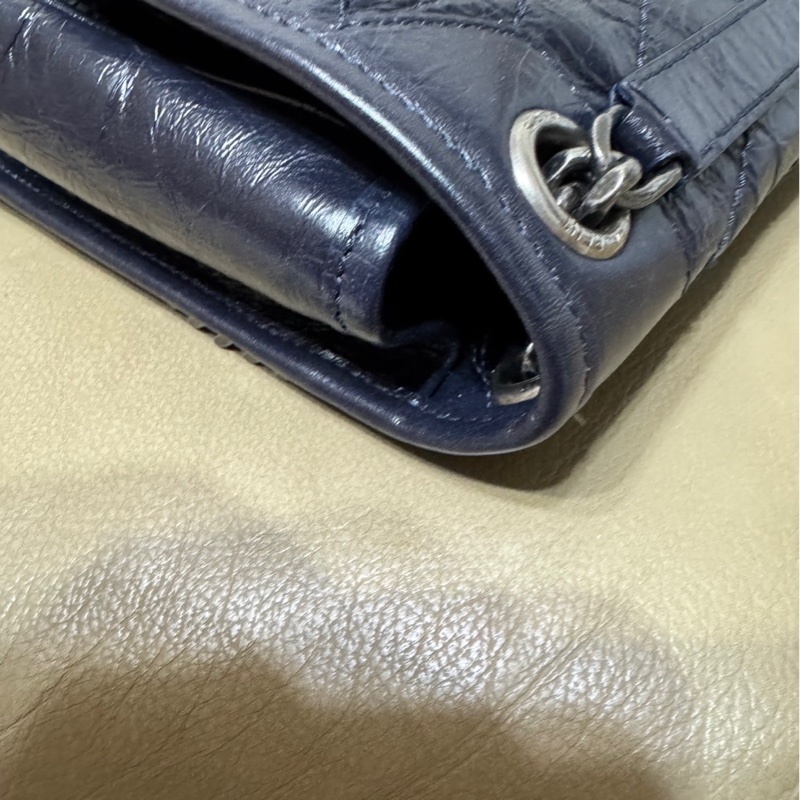 YSL Niki包 深藍色 舊款無D釦 中號-13