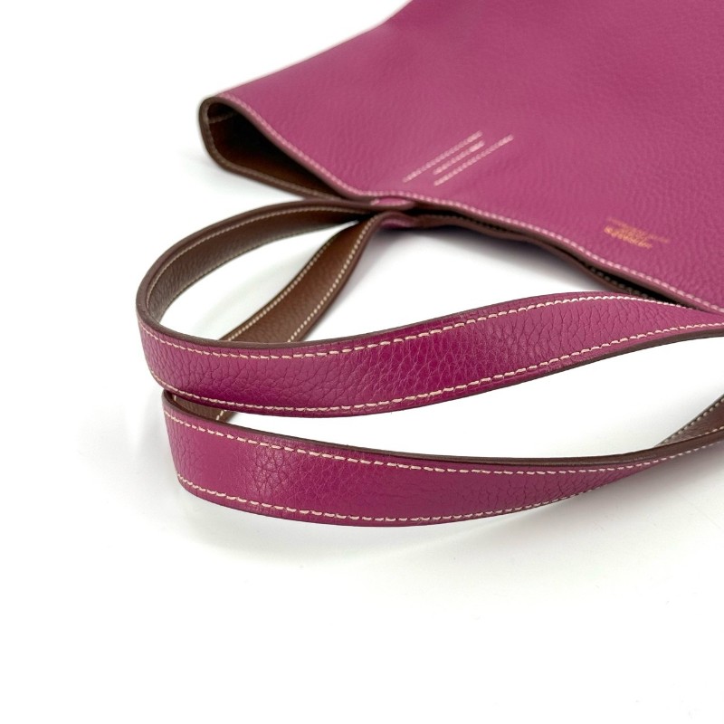 HERMES 愛馬仕 雙面 tote double sens 肩背包 手提包 36cm-15