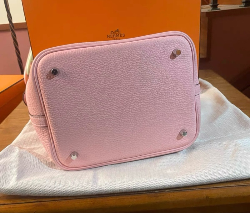 hermes 99新櫻花粉Picotin 22 菜籃子22 (T刻)-3
