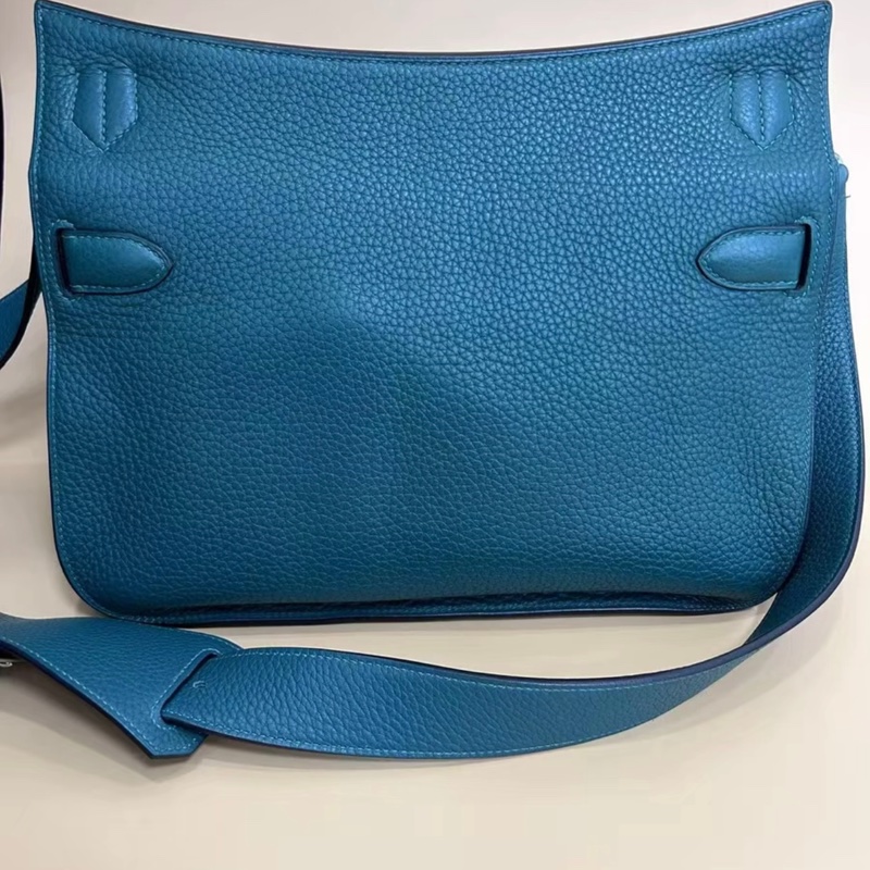 Hermes愛馬仕吉普賽31單肩斜挎包togo皮，深綠色，框R，尺寸：31*24cm，閒置成色，防塵袋-1