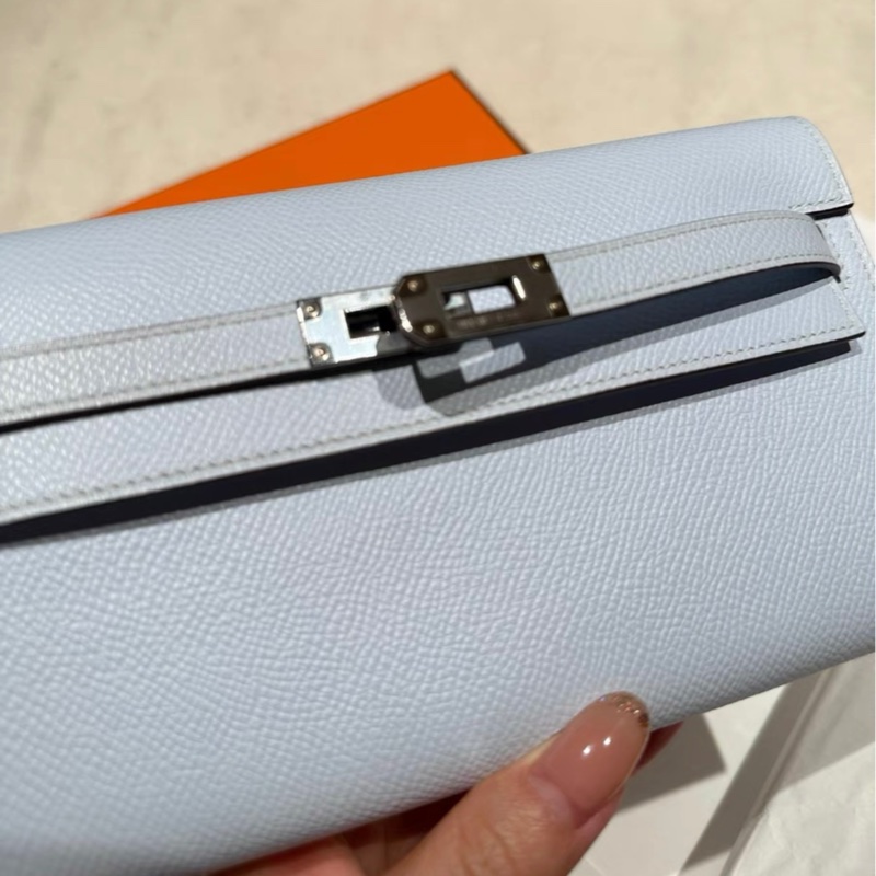 Hermes Kelly to go T0雾霾蓝 Y刻 膜在 几乎全新的 原始成色-4