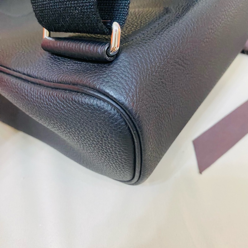 Hermes HAC A Dos pm 黑銀側背包-13