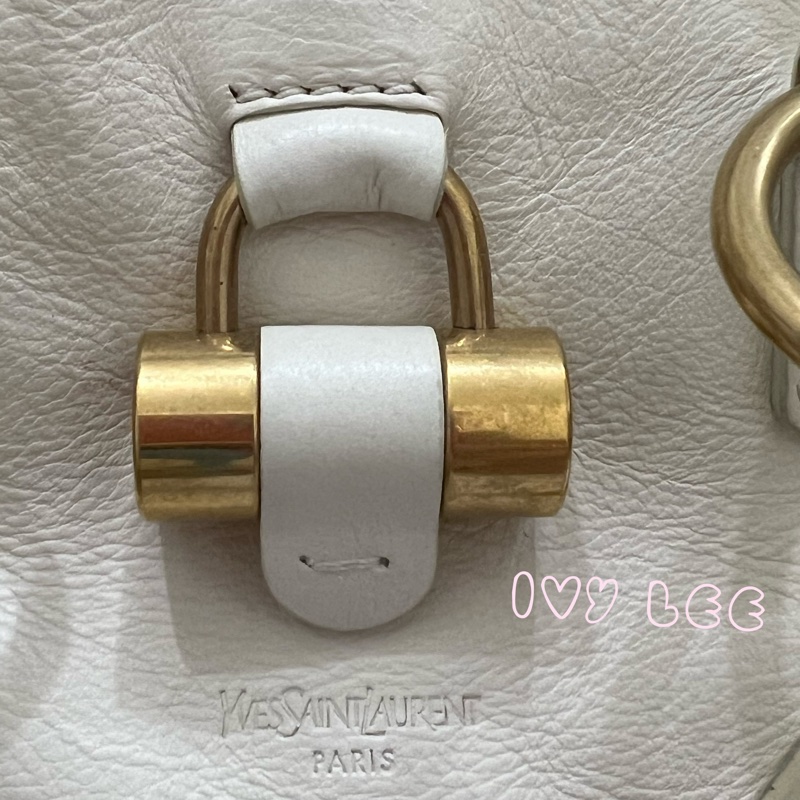 SAINT LAURENT  YSL Muse Toe 象牙色 白色 手提包 單肩包 正品 二手精品-7