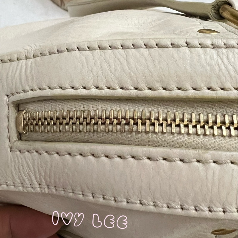 SAINT LAURENT  YSL Muse Toe 象牙色 白色 手提包 單肩包 正品 二手精品-12