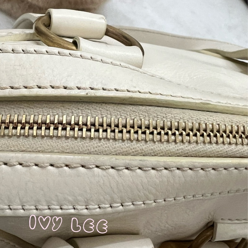 SAINT LAURENT  YSL Muse Toe 象牙色 白色 手提包 單肩包 正品 二手精品-13
