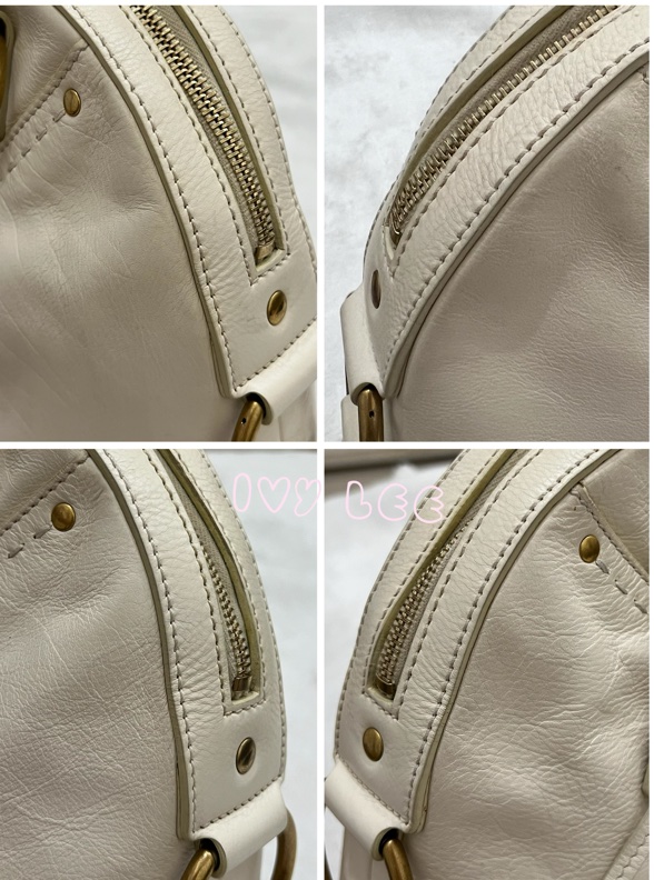 SAINT LAURENT  YSL Muse Toe 象牙色 白色 手提包 單肩包 正品 二手精品-20