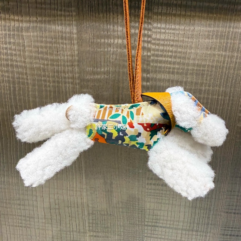 Hermes 98新 Budy charm 狐狸梗犬-2