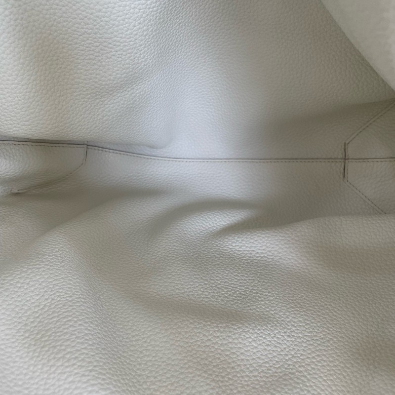 Hermes 雙面tote double sens綠色內拼白色 totg皮 白色縫線 手提包肩背包-8