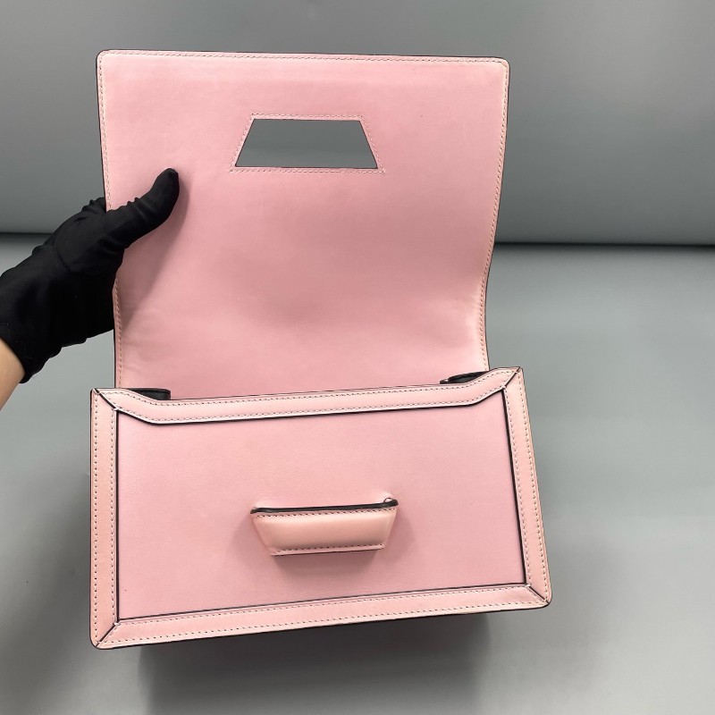 LOEWE羅意威女包巴塞羅那中號粉色 肩背包斜背包-7