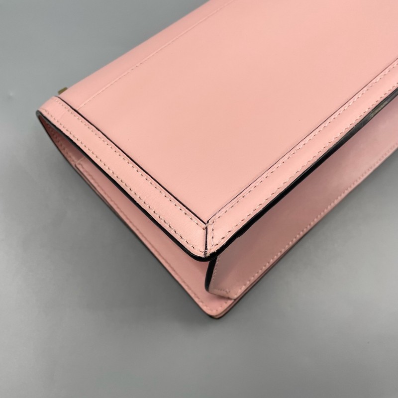 LOEWE羅意威女包巴塞羅那中號粉色 肩背包斜背包-13