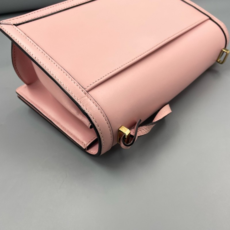 LOEWE羅意威女包巴塞羅那中號粉色 肩背包斜背包-15