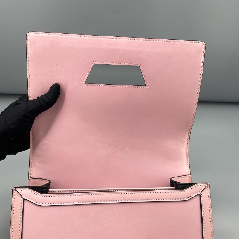 LOEWE羅意威女包巴塞羅那中號粉色 肩背包斜背包-17