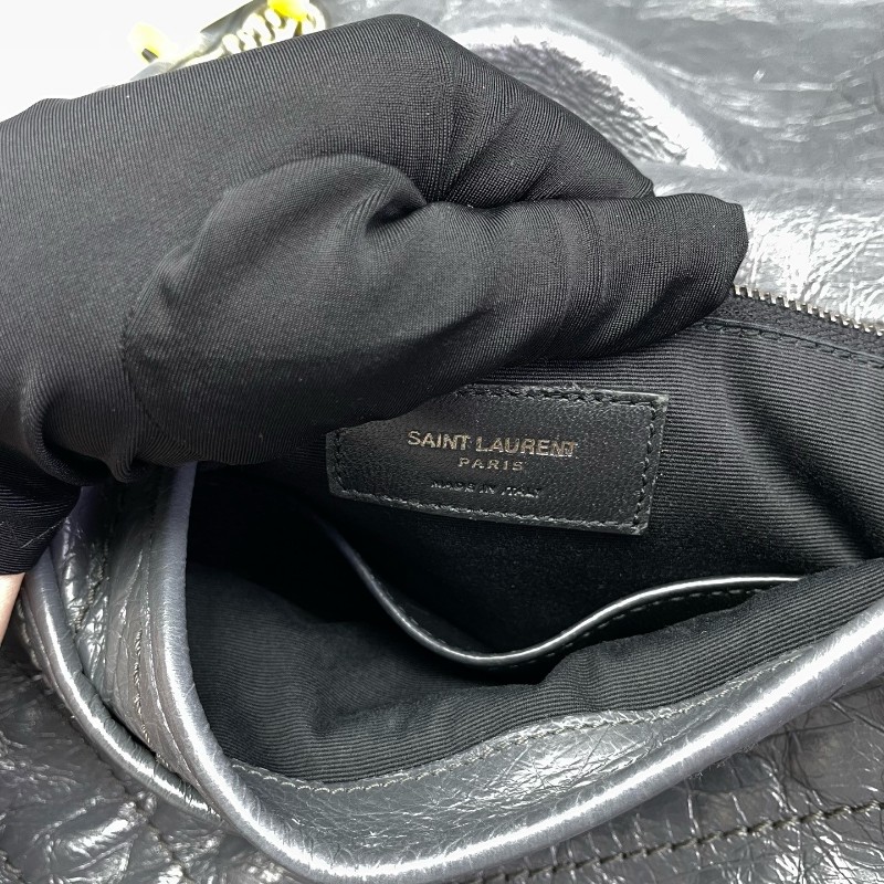 YSL Niki 中號 灰色 肩背包斜背包-23