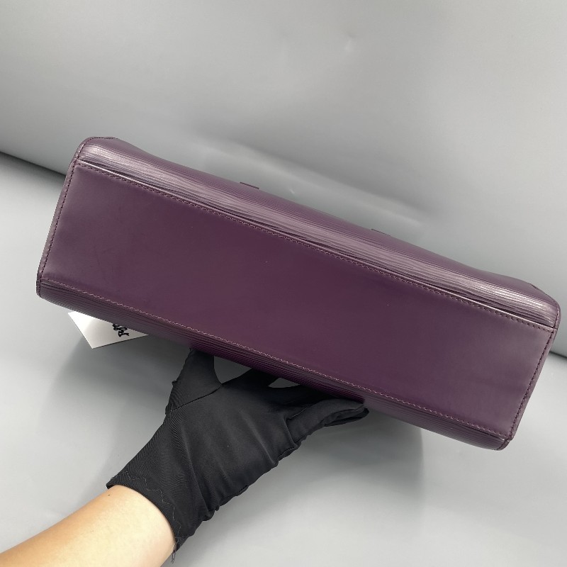 LV路易威登 紫色 epi水波纹保龄球 手提包-2