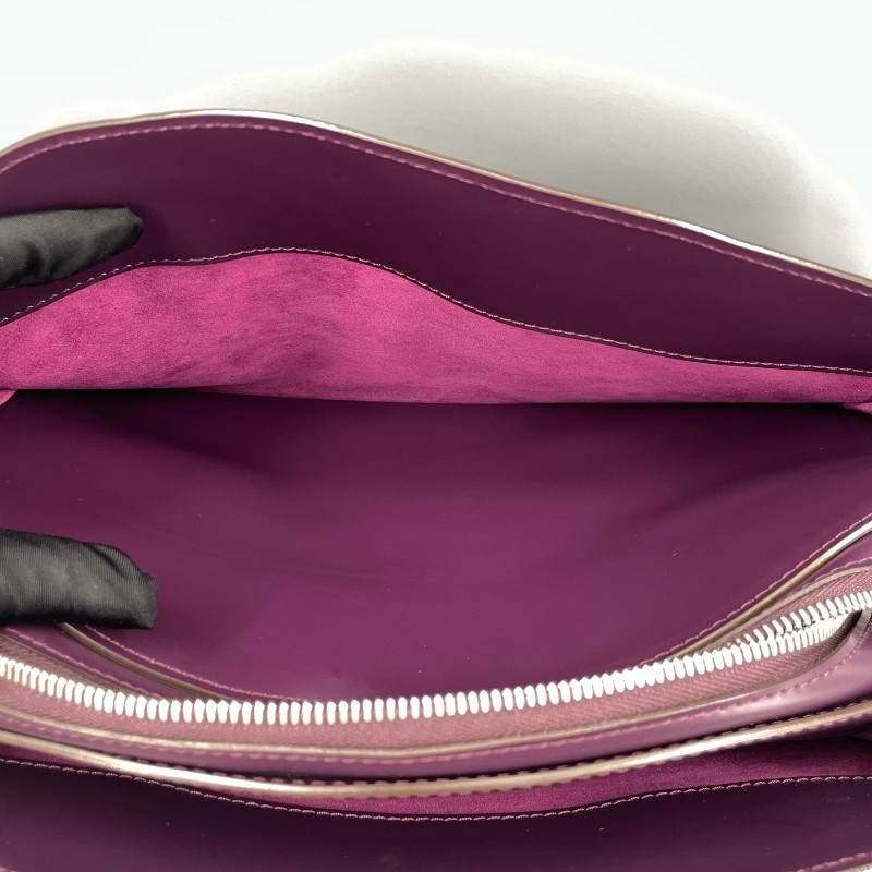 LV路易威登 紫色 epi水波纹保龄球 手提包-6